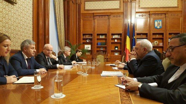 رایزنی ظریف با رئیس مجلس رومانی